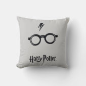Harry Potter | Blitzspur und Brille Kissen (Vorderseite)
