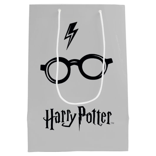Harry Potter | Blitzspur und Brille Mittlere Geschenktüte (Rückseite)