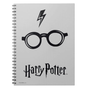 Harry Potter   Blitzspur und Brille Notizblock