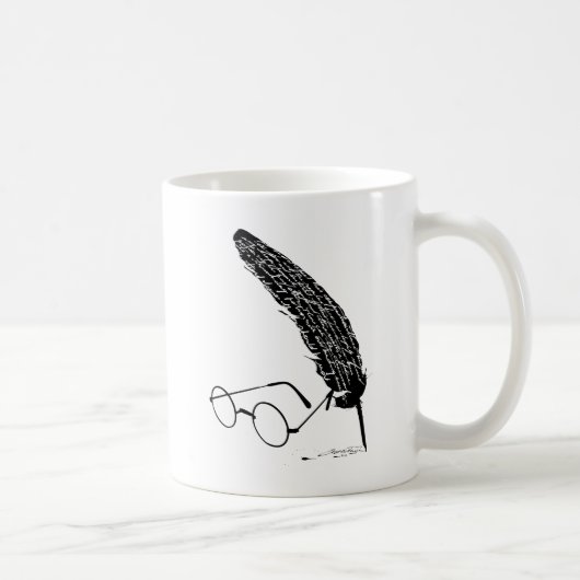 Harry Potter | Brille und Federhalter Kaffeetasse (Rechts)