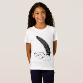 Harry Potter | Brille und Federhalter T-Shirt (Vorne ganz)