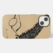 Harry Potter | Brille und Quill iPhone Hülle (Rückseite (Horizontal))