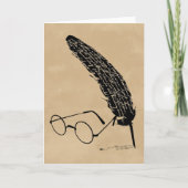 Harry Potter | Brille und Quill Karte (Vorderseite)