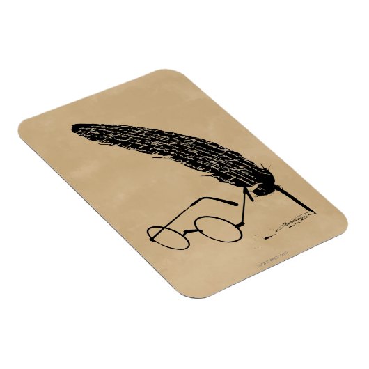 Harry Potter | Brille und Quill Magnet (Rechte Seite)