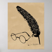 Harry Potter | Brille und Quill Poster (Vorne)