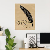 Harry Potter | Brille und Quill Poster (Heimbüro)
