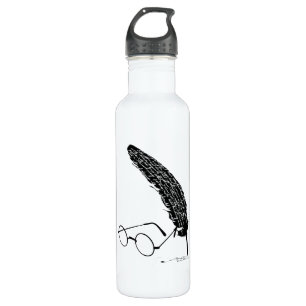 Harry Potter Brille und Quill Trinkflasche