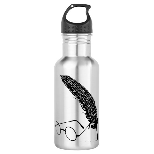Harry Potter | Brille und Quill Trinkflasche (Vorderseite)