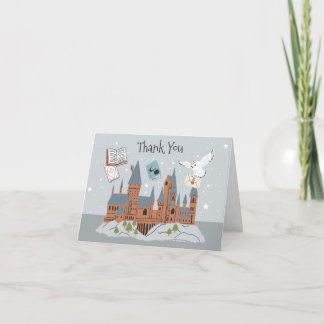 Harry Potter | Burg Hogwarts Dankeskarte