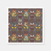 HARRY POTTER™ | Burgundy Watercolor Icon Muster Serviette (Vorderseite)