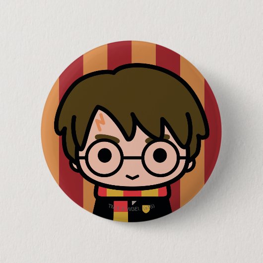 Harry Potter Cartoon Art Button (Vorderseite)