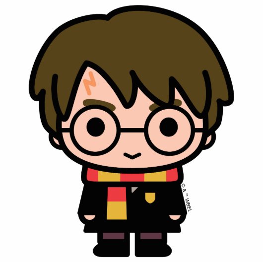 Harry Potter Cartoon Art Fotoskulptur Schlüsselanhänger (Vorne)