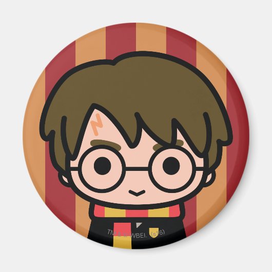 Harry Potter Cartoon Art Magnet (Vorne)