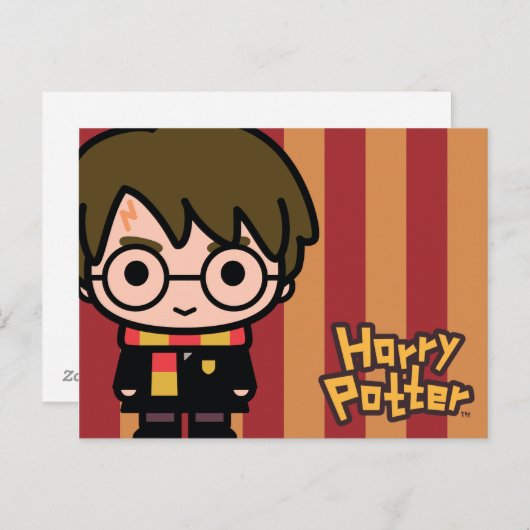 Harry Potter Cartoon Art Postkarte (Vorne/Hinten)