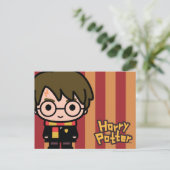 Harry Potter Cartoon Art Postkarte (Stehend Vorderseite)