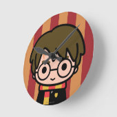 Harry Potter Cartoon Art Runde Wanduhr (Winkel)