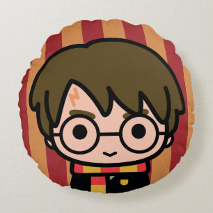 Harry Potter Cartoon Art Rundes Kissen