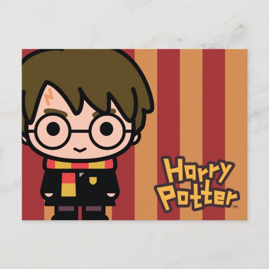 Harry Potter Cartoon Charakter Kunst Postkarte (Vorderseite)