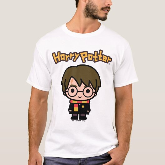 Harry Potter Cartoon-Charakter-Kunst T-Shirt (Vorderseite)