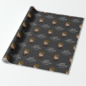 Harry Potter Cartoon | Happy Christmas Chalkboard Geschenkpapier (Ungerollt)