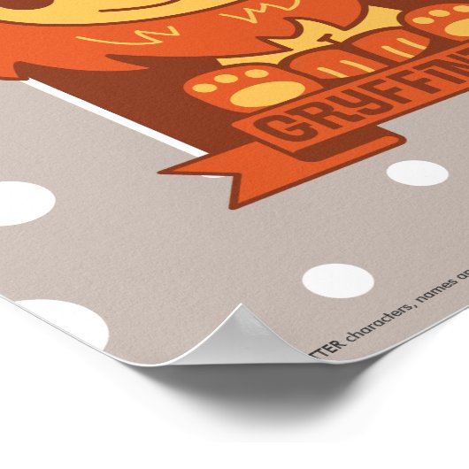 HARRY POTTER™ | CARTOON HOGWARTS™ HOUSTS™ POSTER (Ecke)