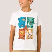 HARRY POTTER™ | CARTOON HOGWARTS™ HOUSTS™ T-Shirt (Vorderseite)