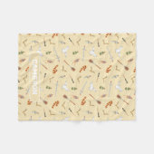 Harry Potter Cartoon Pattern Fleecedecke (Vorderseite (Horizontal))