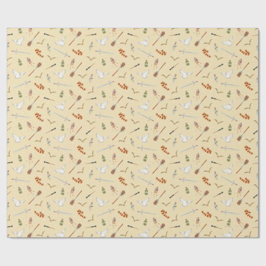 Harry Potter Cartoon Pattern Geschenkpapier (Flach)