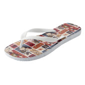 Harry Potter Cartoon Scenes Pattern Badesandalen (Schrägansicht)