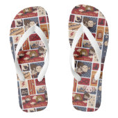 Harry Potter Cartoon Scenes Pattern Badesandalen (Fußbett)