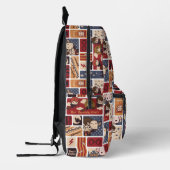 Harry Potter Cartoon Scenes Pattern Bedruckter Rucksack (Links)