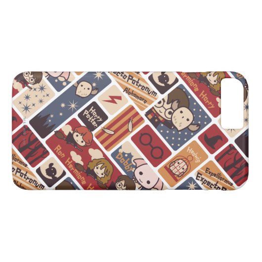 Harry Potter Cartoon Scenes Pattern Case-Mate iPhone Hülle (Rückseite (Horizontal))