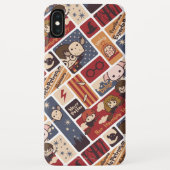 Harry Potter Cartoon Scenes Pattern Case-Mate iPhone Hülle (Rückseite)