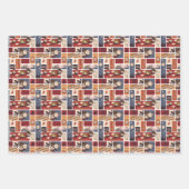 Harry Potter Cartoon Scenes Pattern Geschenkpapier Set (Vorderseite 2)