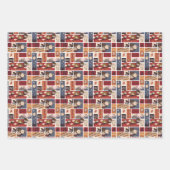 Harry Potter Cartoon Scenes Pattern Geschenkpapier Set (Vorderseite)