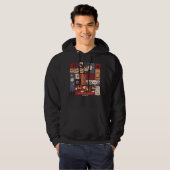 Harry Potter Cartoon Scenes Pattern Hoodie (Vorne ganz)