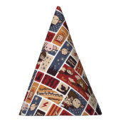 Harry Potter Cartoon Scenes Pattern Partyhütchen (Rechts)