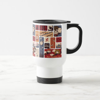 Harry Potter Cartoon Scenes Pattern Reisebecher