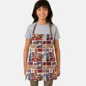Harry Potter Cartoon Scenes Pattern Schürze (Insitu)