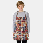Harry Potter Cartoon Scenes Pattern Schürze (Getragen)