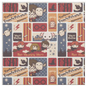 Harry Potter Cartoon Scenes Pattern Stoff (Muster)