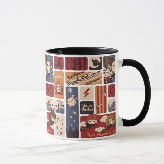 Harry Potter Cartoon Scenes Pattern Tasse (Rechts)