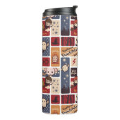 Harry Potter Cartoon Scenes Pattern Thermosbecher (Nach links gedreht)