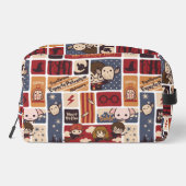 Harry Potter Cartoon Scenes Pattern Waschbeutel (Rückseite)