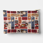Harry Potter Cartoon Scenes Pattern Zubehörtasche (Rückseite)