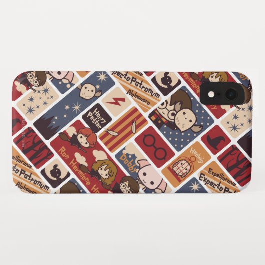 Harry Potter Cartoon-Szenen-Muster Case-Mate iPhone Hülle (Rückseite (Horizontal))