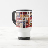 Harry-Potter-Cartoon-Szenen-Muster Reisebecher (Vorderseite Links)