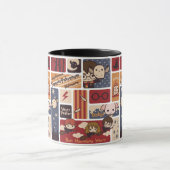 Harry-Potter-Cartoon-Szenen-Muster Tasse (Zentrum)