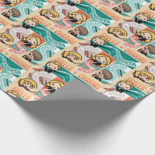 HARRY POTTER™   CARTOON ZAUBER & CHARMS GESCHENKPAPIER