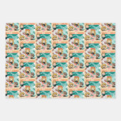 HARRY POTTER™ | CARTOON ZAUBER & CHARMS GESCHENKPAPIER SET (Vorderseite)